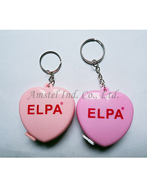 Measuring tape-heart shape