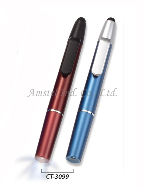 Touch pen with LED light