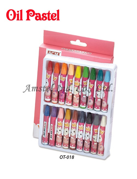 Oil Pastels-18pcs/pack