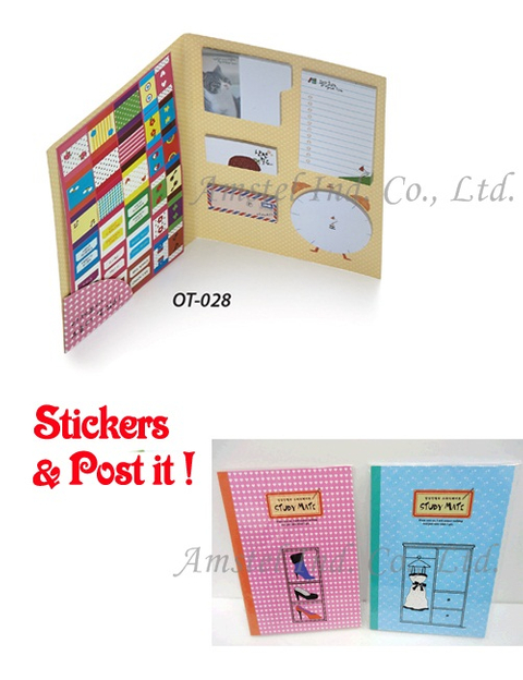 Stickers and post- it