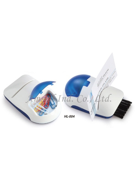 Keyboard cleaner with paper clip holder