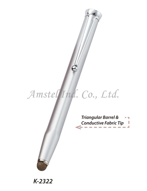 Fabric tip touch pen