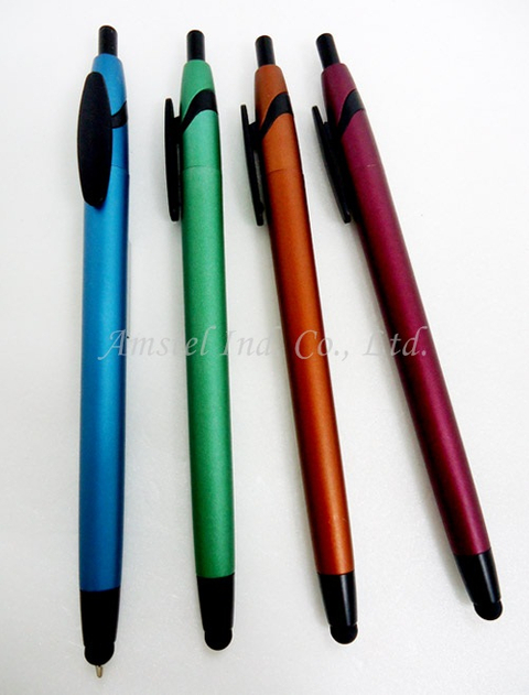 2 IN 1 Touch pen with ball point pen