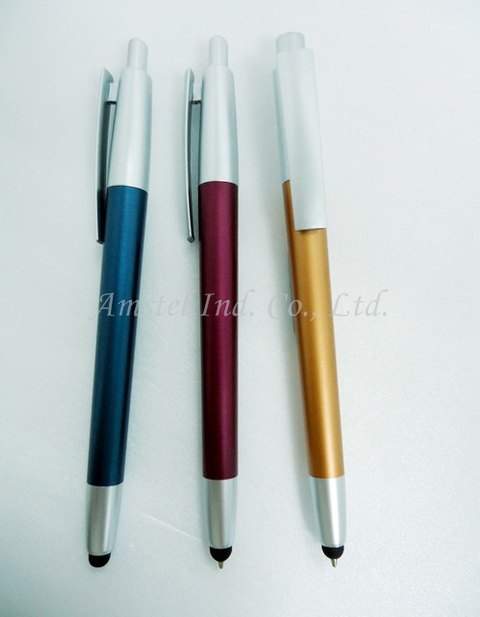 2 IN 1 Touch pen with ball point pen