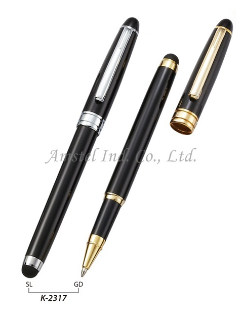 2 in 1 Roller pen (or ball pen ) with touch pen